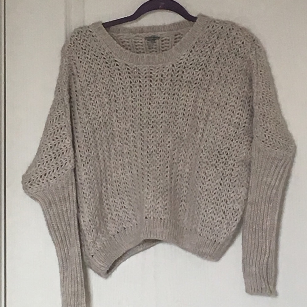 Charlotte Russe Cropped Knit Sweater